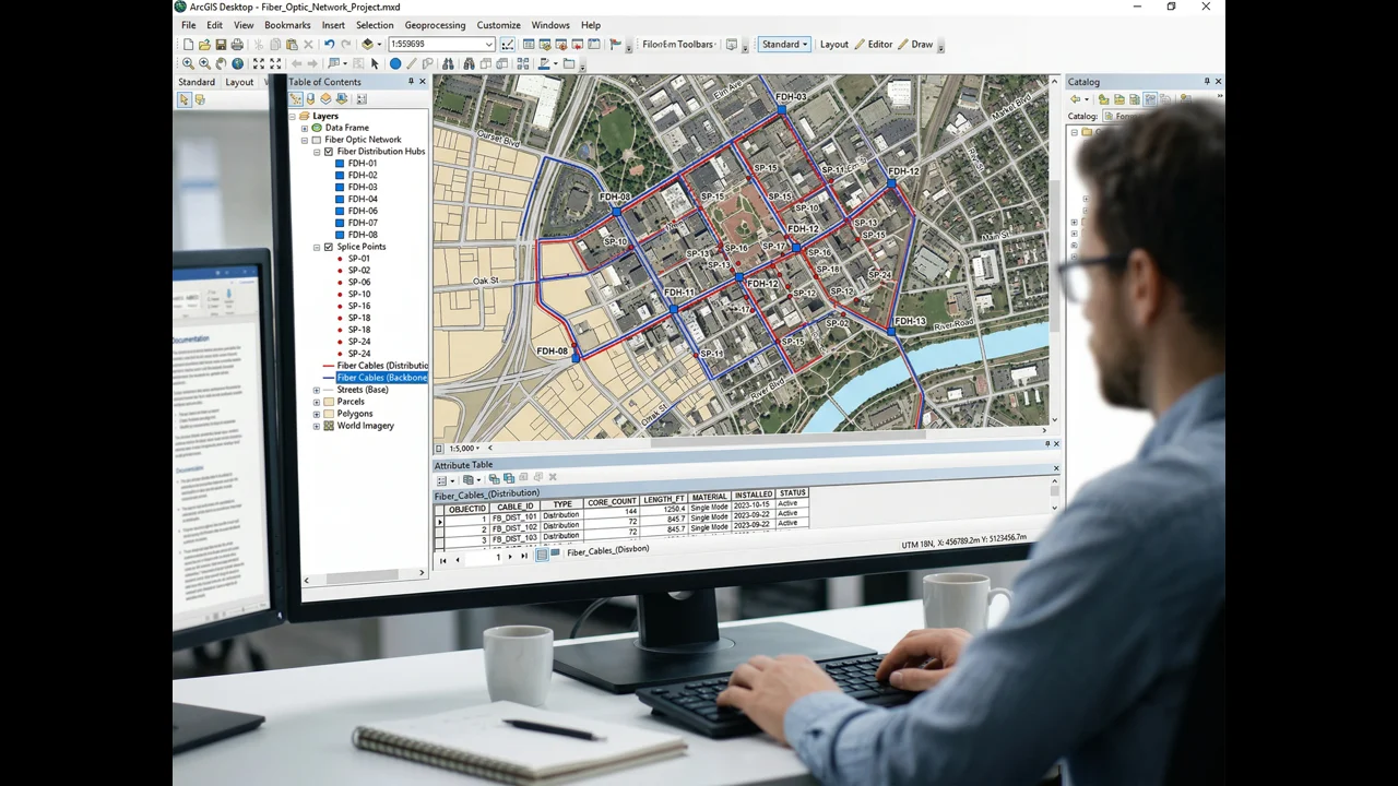 How GIS-Driven Fiber Network Planning Cuts Deployment Costs by 30%